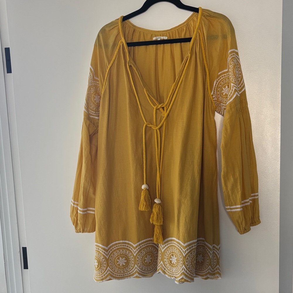 Tularosa dress with Embroidery and Tassels